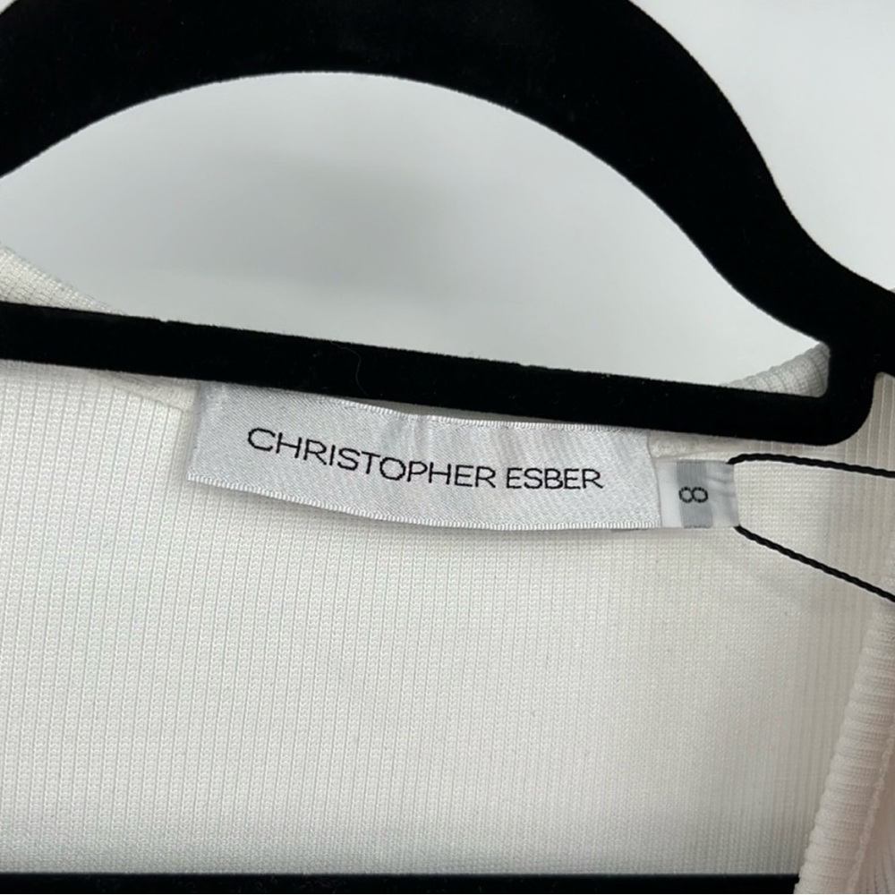 Christopher Esber Split Quartz Ruched Long Sleeve… - image 7